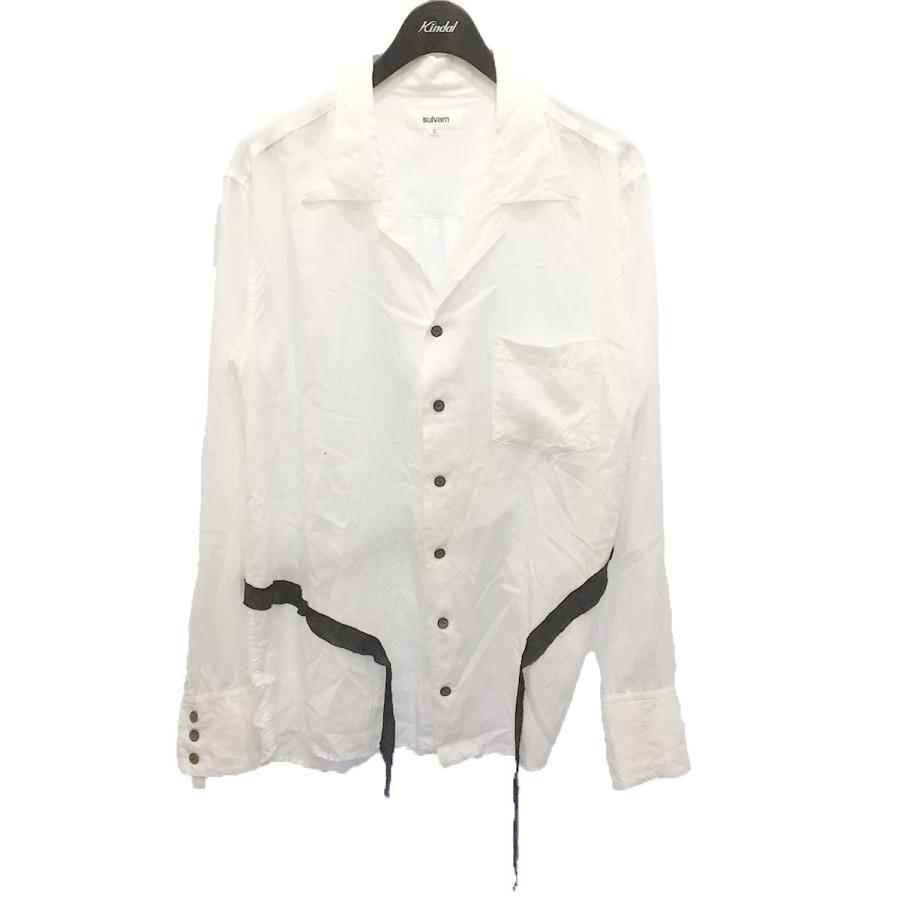 値下げ】sulvam 2021SS 「Tencel open collar shirt」 テンセル  