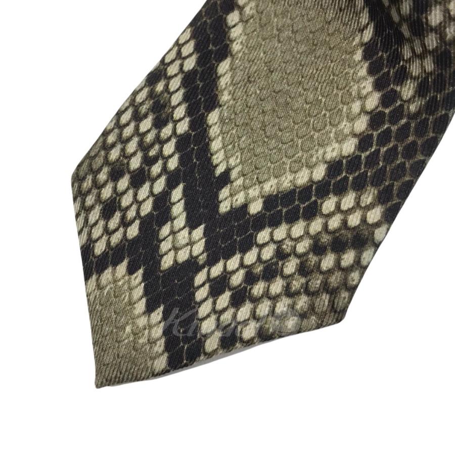 JOHN LAWRENCE SULLIVAN 【値下げ】JOHN パイソン柄プリントネクタイ  