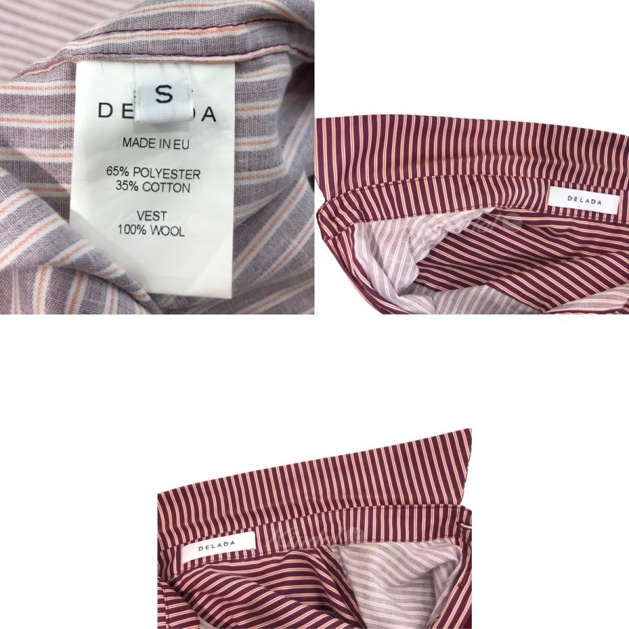 DELADA 【値下げ】DELADA 2019SS ニットベストレイヤードストライプ  