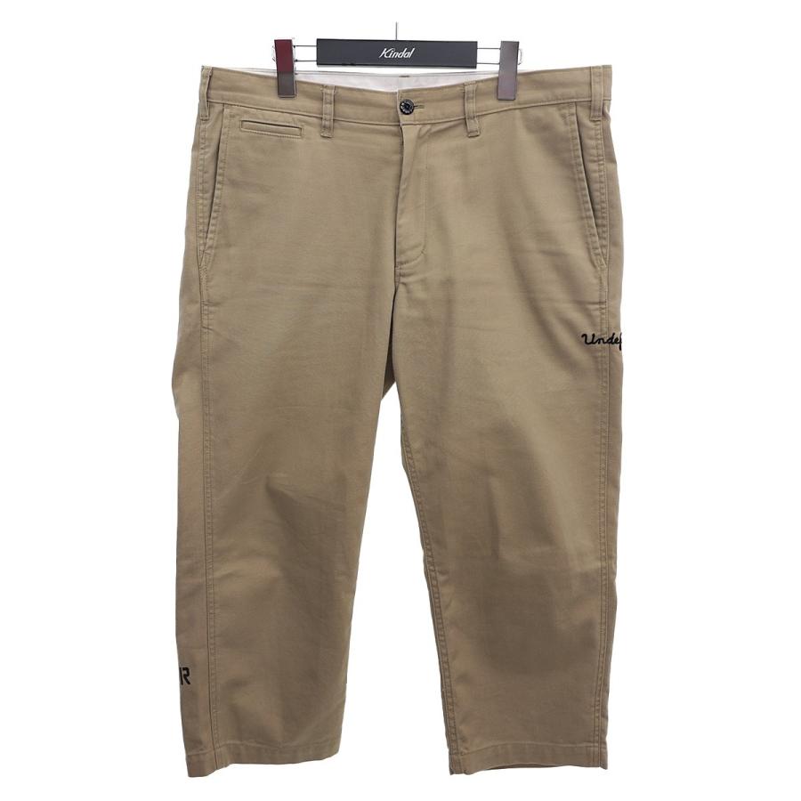 UNDEFEATED ×Dickies クロップド丈ワークパンツ ベージュ サイズ：L 