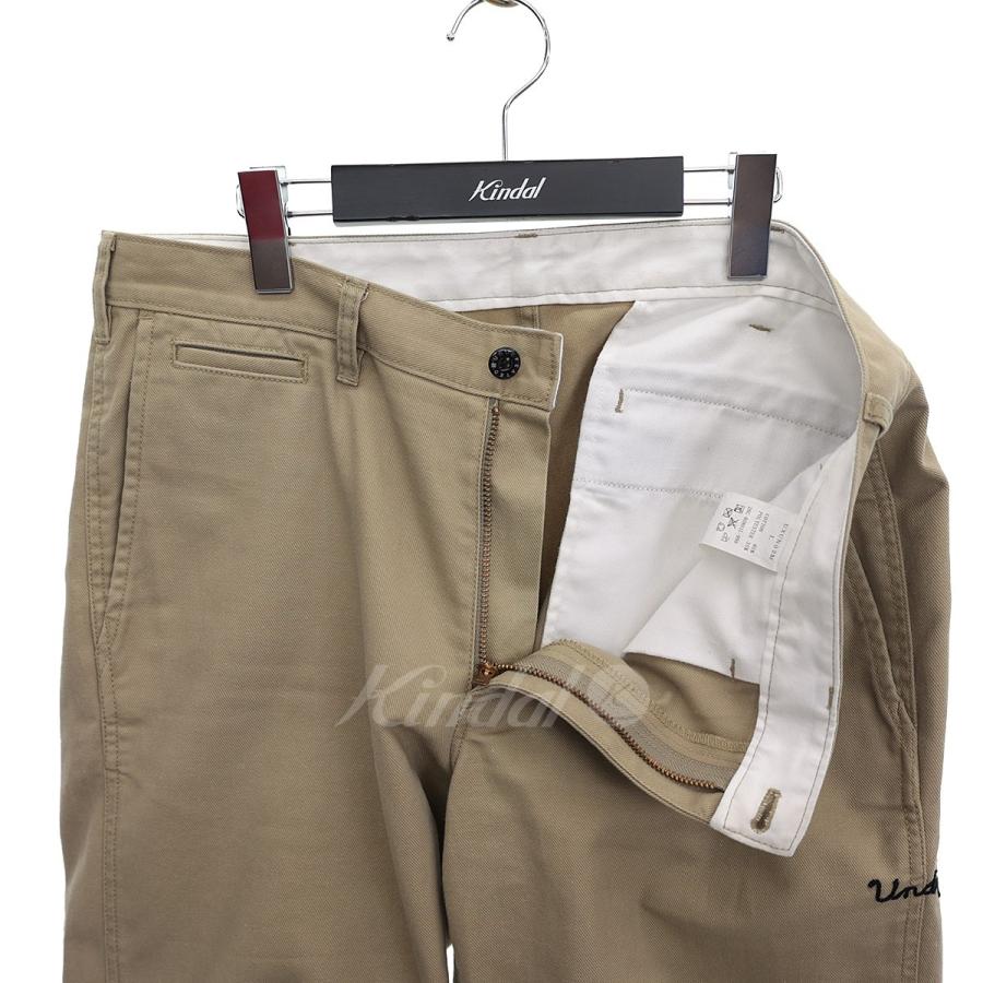 UNDEFEATED ×Dickies クロップド丈ワークパンツ ベージュ サイズ：L 