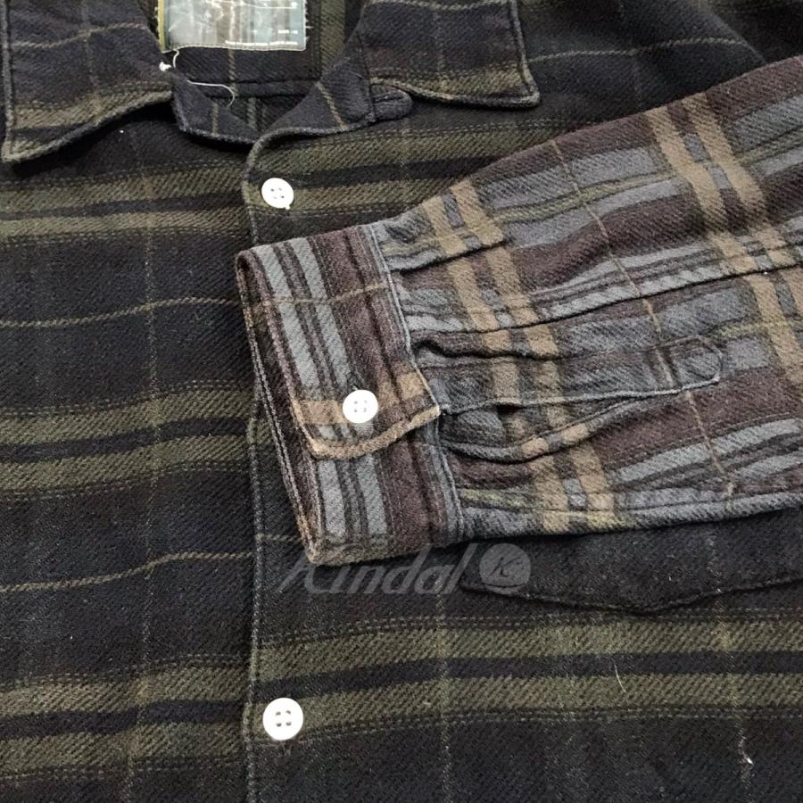 値下げアンダーカバーニットカーディガンチェックメルティング