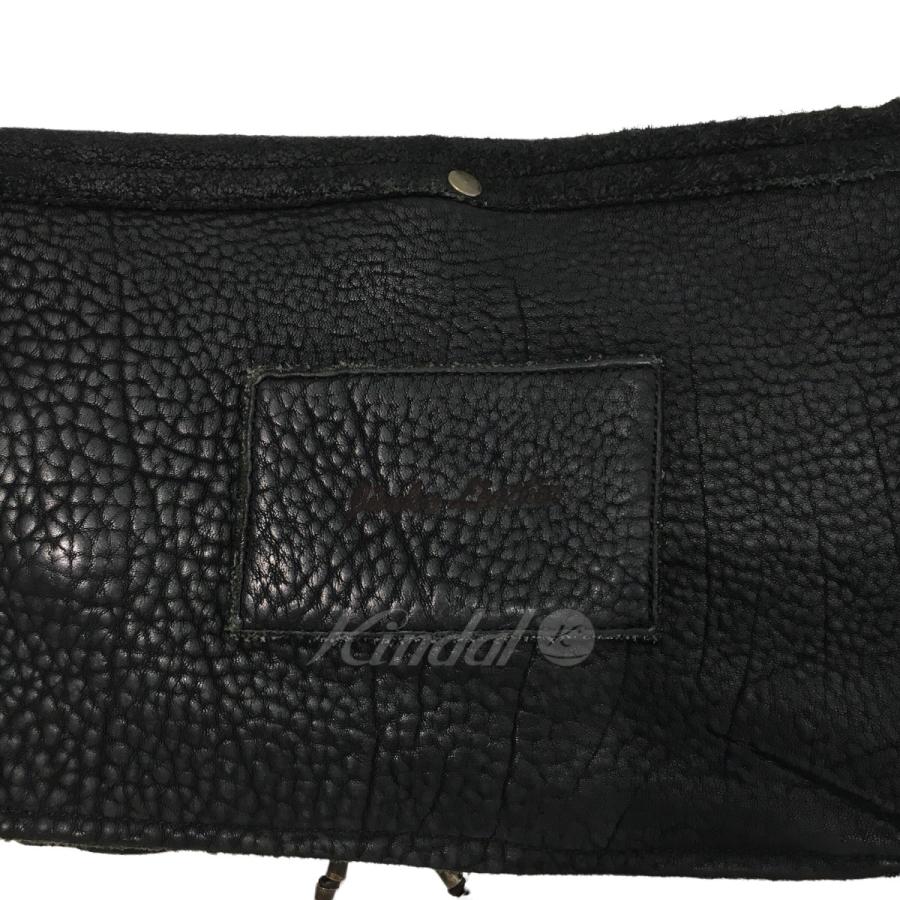 値下げ】Junky Leather レザーサコッシュ ブラック (EC 