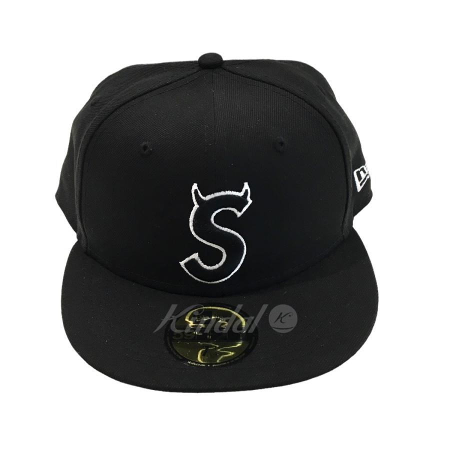 SUPREME × NEWERA 2022AW「Devil S Logo」デビルSロゴキャップ ブラック サイズ：7 1／4(57．7ｃｍ) (渋谷店