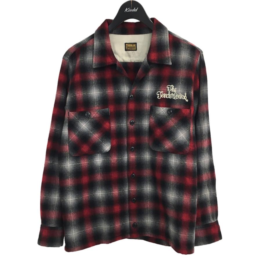 値下げ】TENDERLOIN 2007AW 「T-WOOL SHIRT」 オープンカラーオンブレ 