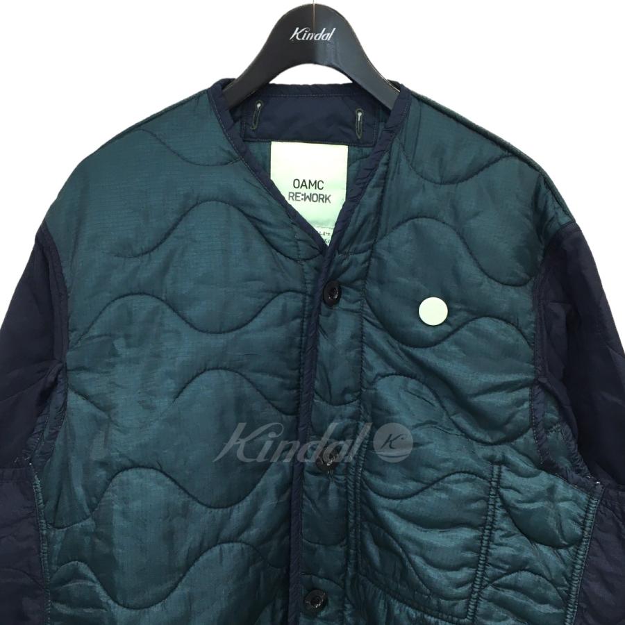 OAMC 【値下げ】OAMC RE：WORK ロングライナーコート ネイビー サイズ 