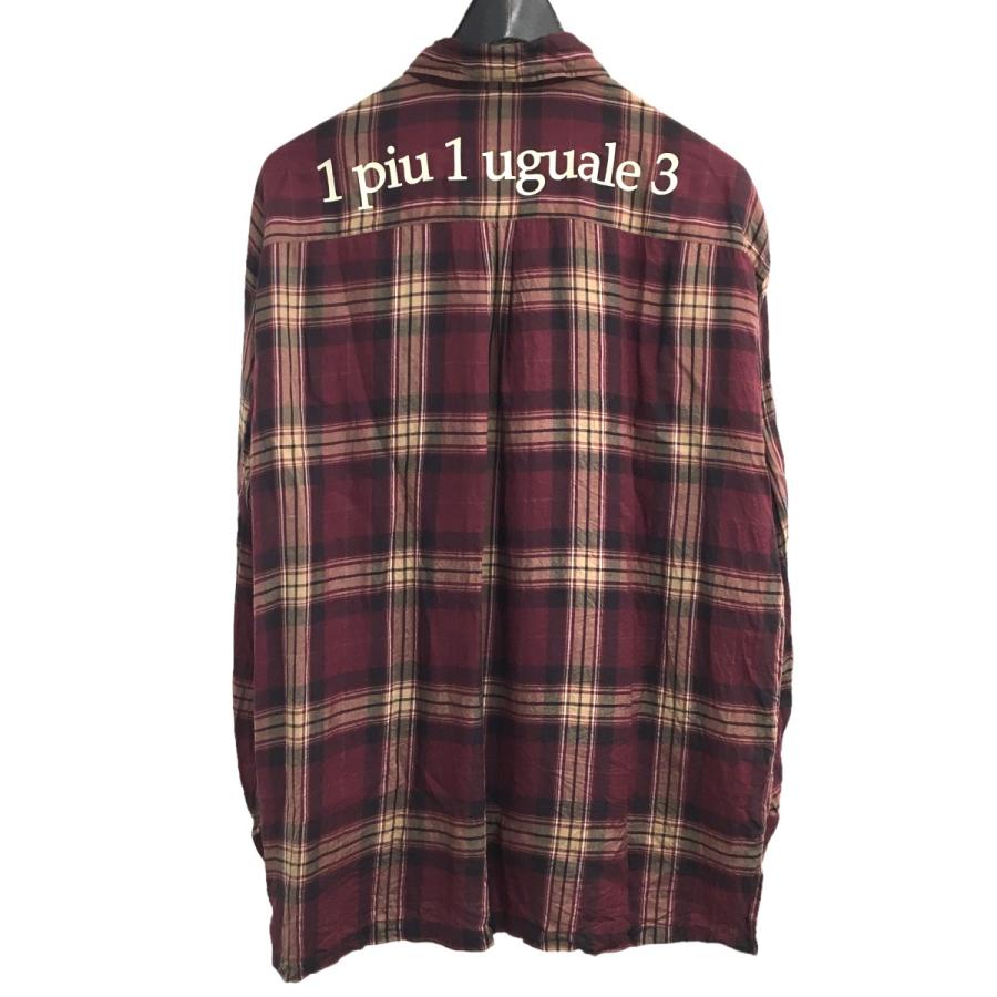 1 piu uguale 3 【値下げ】1piu1uguale3 2022SS「BIG SHIRT」バック 