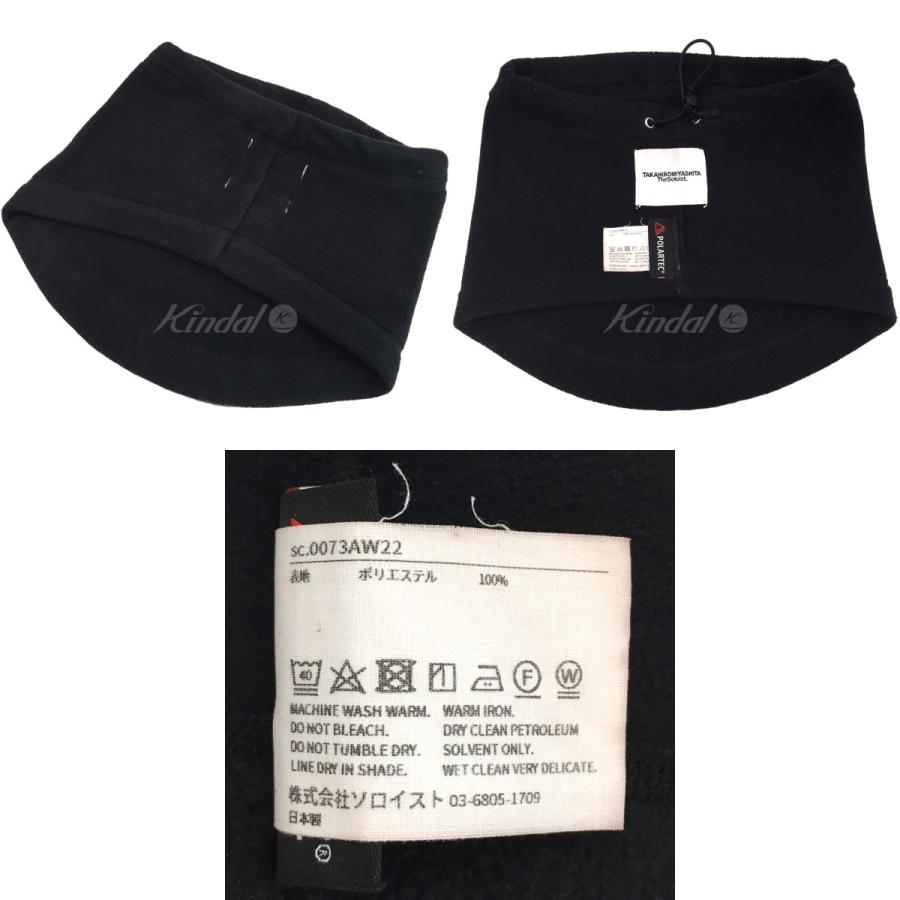 【値下げ】TAKAHIROMIYASHITA TheSoloIst． 22AW 「fleece neck gaiter．」 ポーラーテックフリースネックウォーマー ブラック (EC)｜kindal｜05