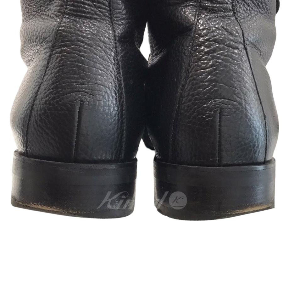 値下げ】MANOLO BLAHNIK レースアップブーツ ブラック サイズ：11 (EC 