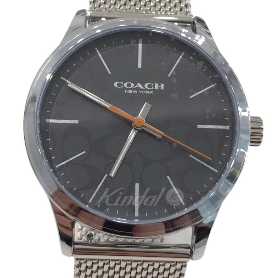 コーチ COACH 「Baxter」腕時計 ブラック×シルバー : 8001000655162