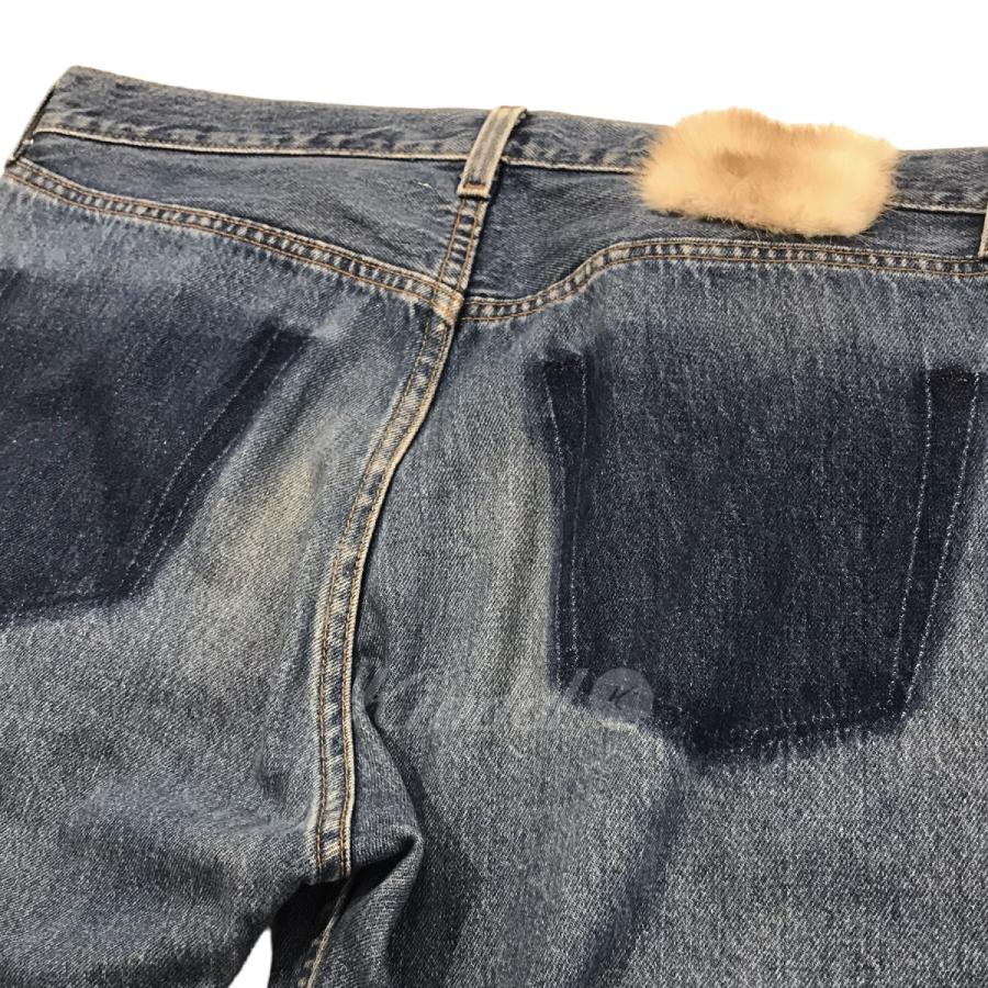 SEVEN BY 【値下げ】SEVEN 「REWORK MINK JEANS」リワークミンクファー 