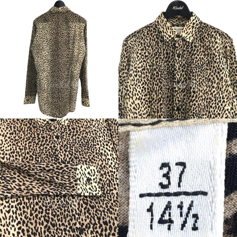 美品　SAINT LAURENT ベイビーキャット 長袖シャツ SAINT LAURENT サンローラン 国内正規品 エディ期 13SS 323929