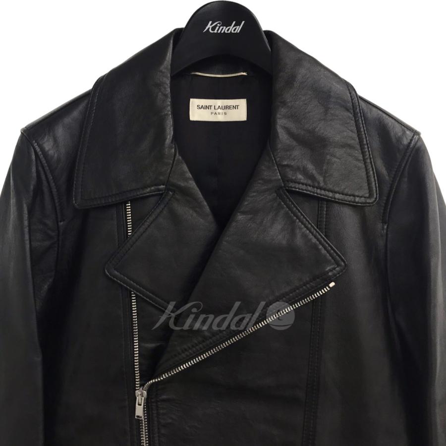 値下げ】SAINT LAURENT PARIS 2015AW 「LOO」レザーダブルライダース 