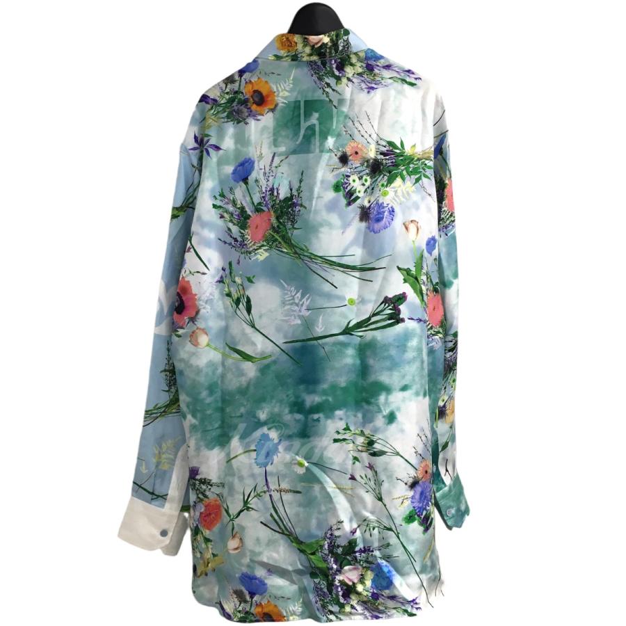 すぐ届く☆Louis Vuitton プリンテッドモノグラム シルクシャツ LOUIS VUITTON 【値下げ】LOUIS プリンテッドフラワーシルク