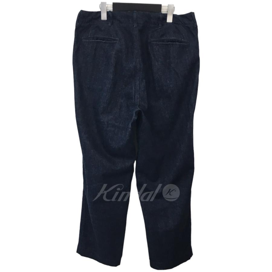 【値下げ】nanamica 「Wide Denim Pants」ワイドデニムパンツ インディゴ サイズ：34 (EC)｜kindal｜02