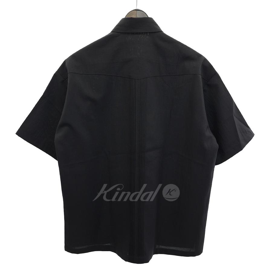 モンキータイム MONKEY TIME DRY TRO CUBA SHIRT　キューバシャツ　8316-199-0407 ブラック サイズ：S｜kindal｜02