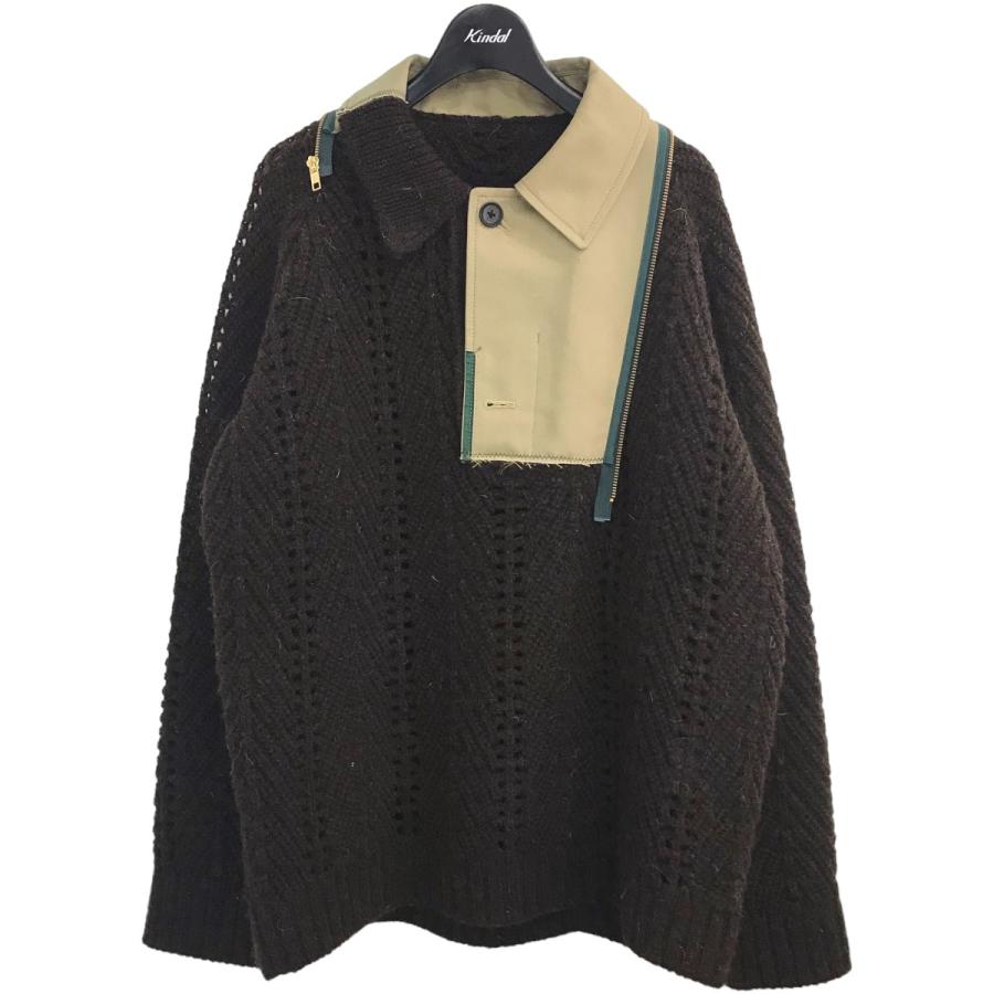 kolor SWICHING KNITブラウン(1)