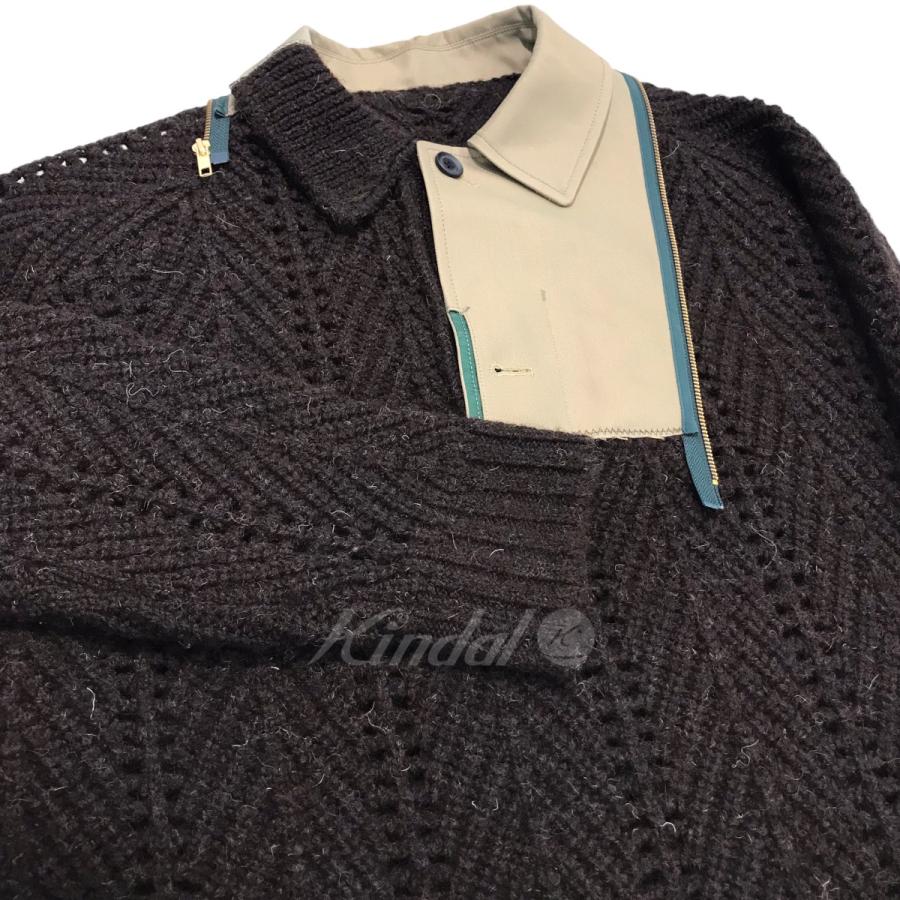 kolor SWICHING KNITブラウン(1)
