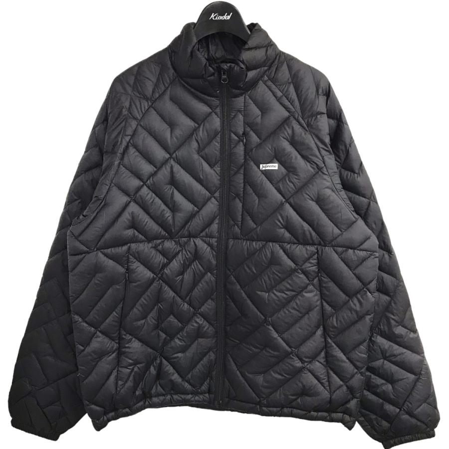 シュプリーム SUPREME 2022SS 「Spellout Quilted Lightweight Down Jacket」 ブラック サイズ：S 8001000697155カインド