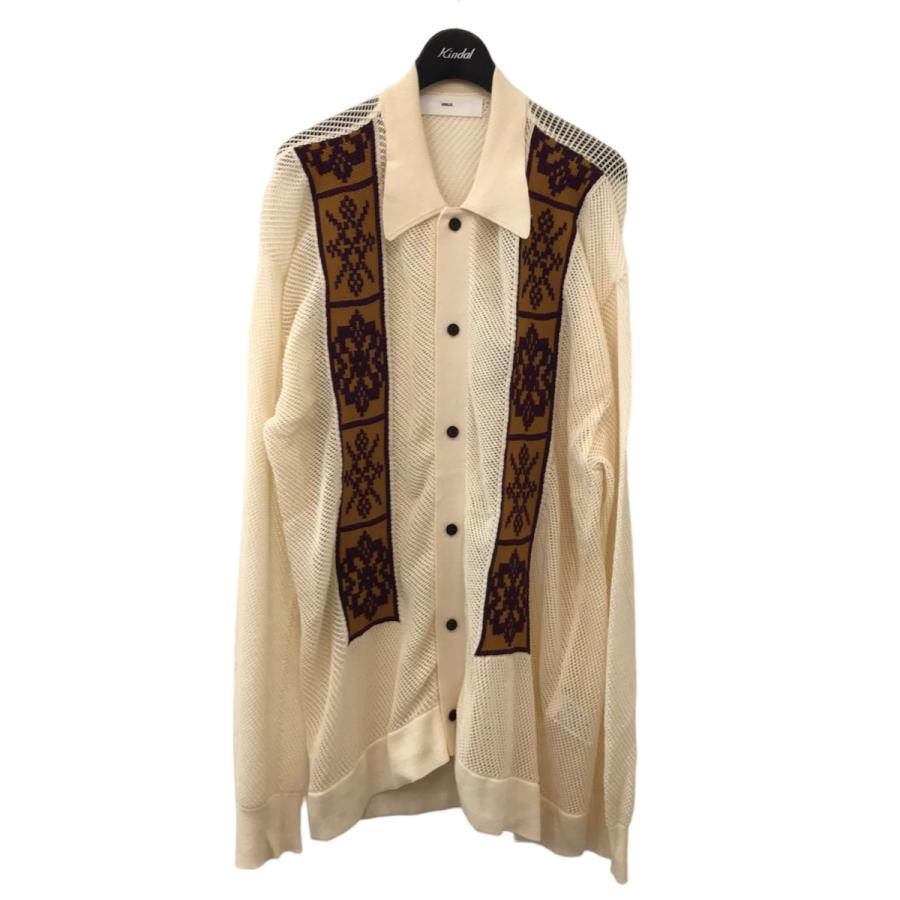 TOGA VIRILIS 【値下げ】TOGA 23SS「MESH KNIT SHIRT」 メッシュニット 