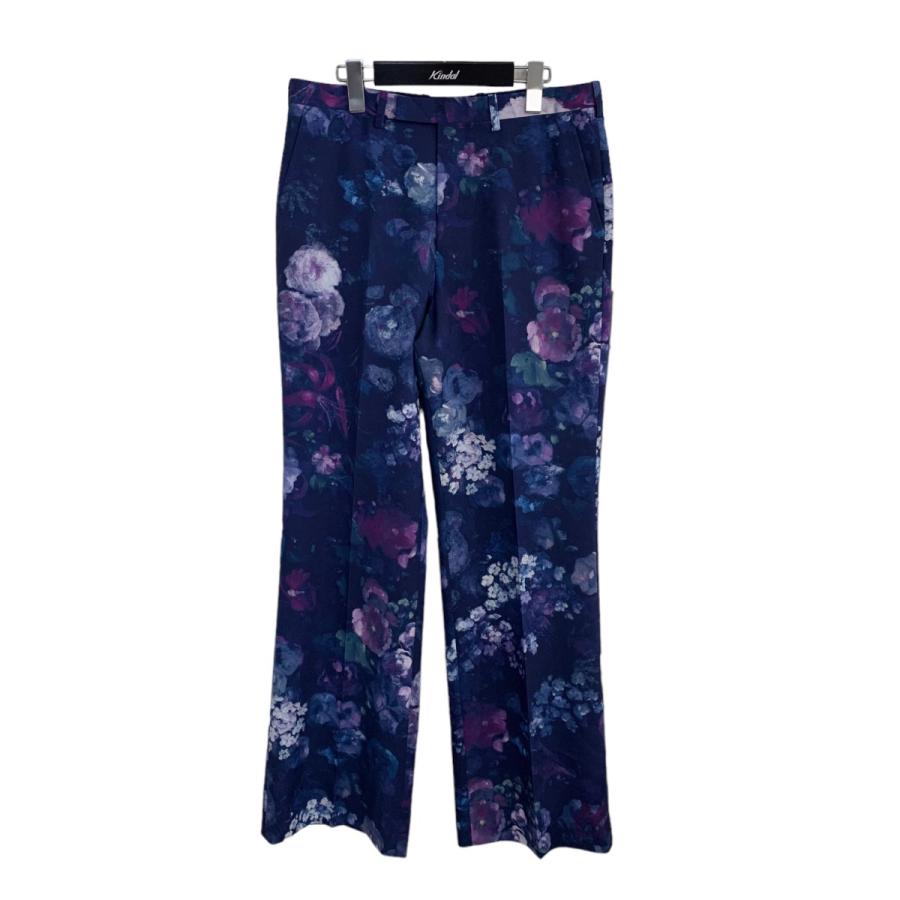 LAD MUSICIAN FLOWER SLIM FLARE SLACKS LAD MUSICIAN FLOWER SLIM FLARE SLACKS