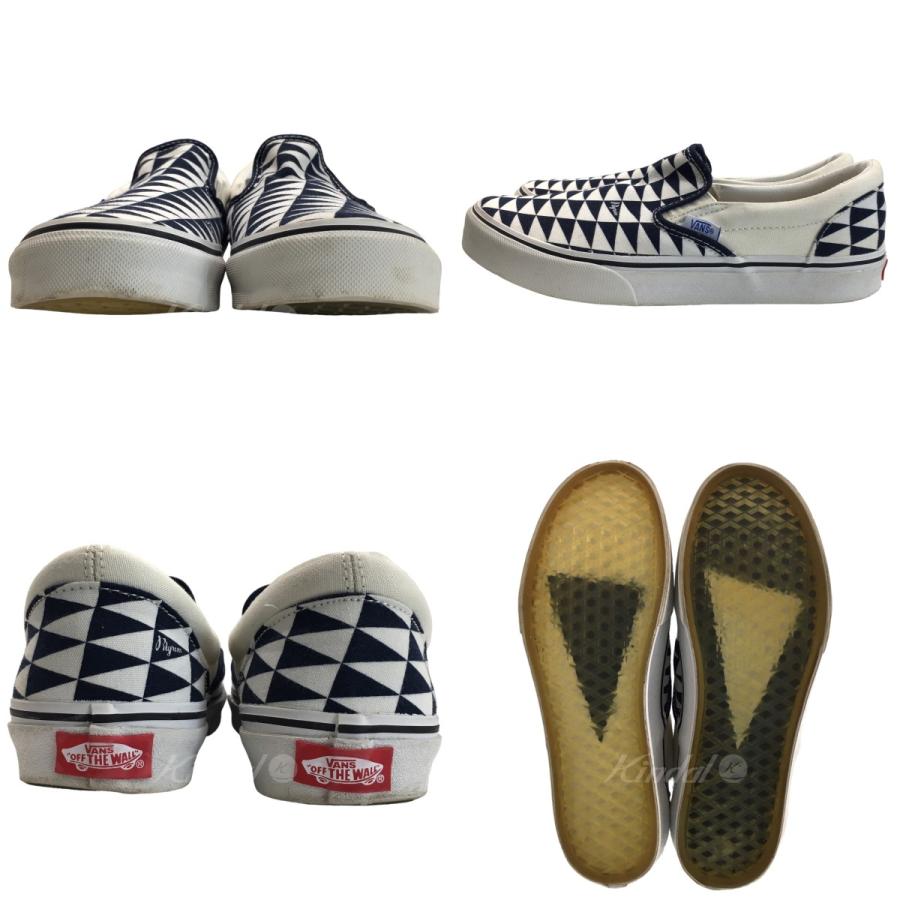 【値下げ】VANS × Pilgrim Surf +Supply スリッポンスニーカー ホワイト×ネイビー サイズ：26．5cm (渋谷店)｜kindal｜06