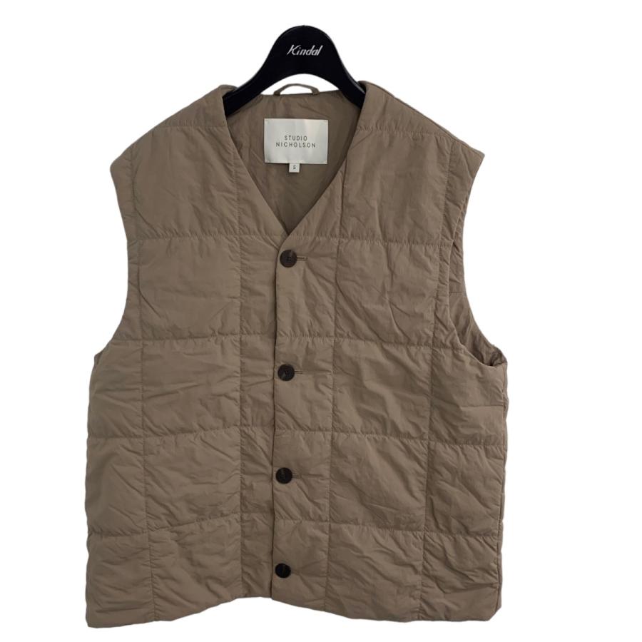 Studio Nicholson ダウンベスト BEIGE S
