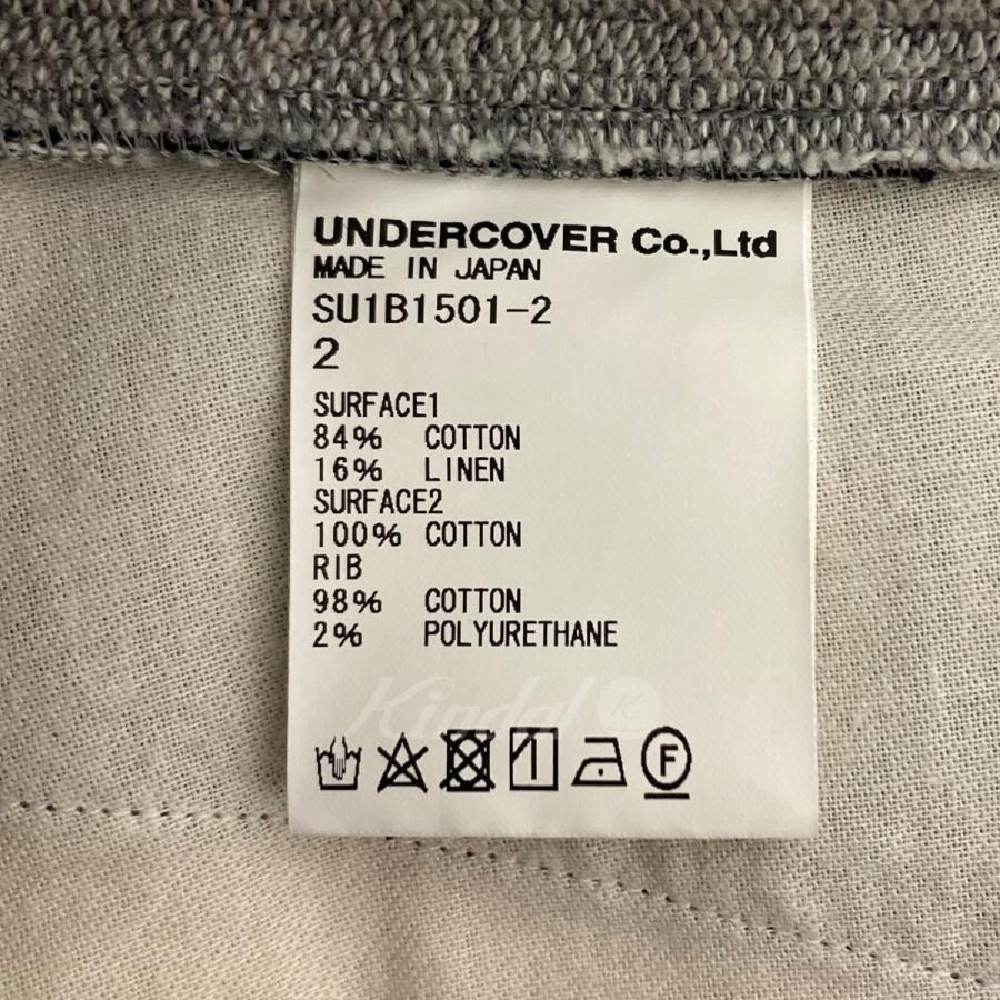 スーアンダーカバー SueUNDERCOVER 切替チェックパンツ グレー サイズ：2｜kindal｜06