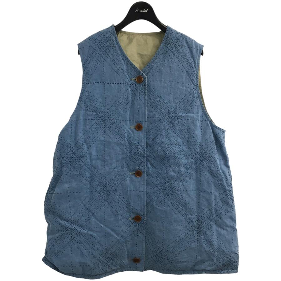値下げ】VISVIM 「KORA DOWN VEST SASHIKO」刺し子リバーシブルダウン 