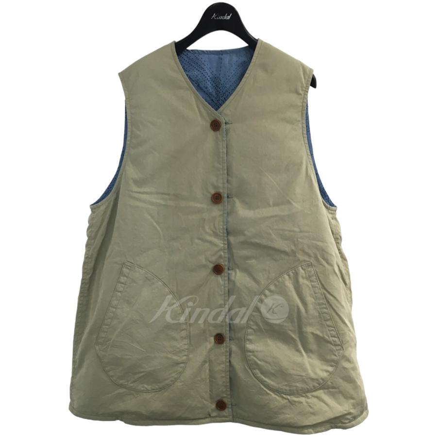 値下げ】VISVIM 「KORA DOWN VEST SASHIKO」刺し子リバーシブルダウン 