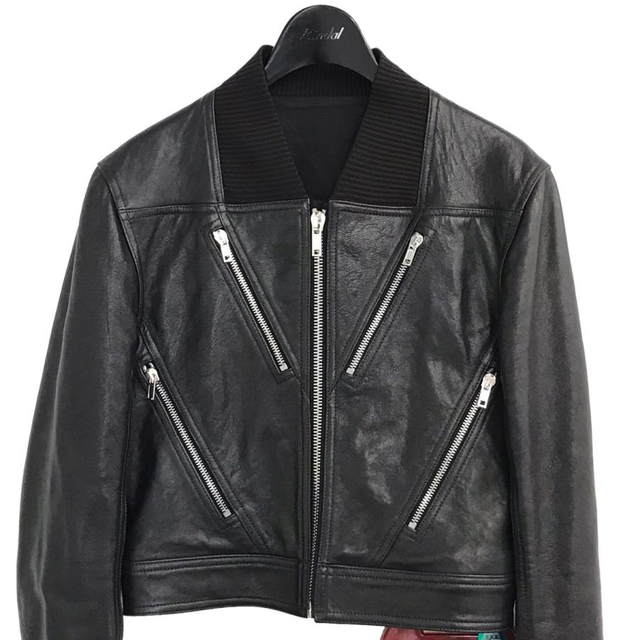 Rick Owens 【値下げ】Rick 「Chevron Leather Cropped Bomber Rick Owens 【値下げ】Rick 「Chevron Leather Cropped Bomber