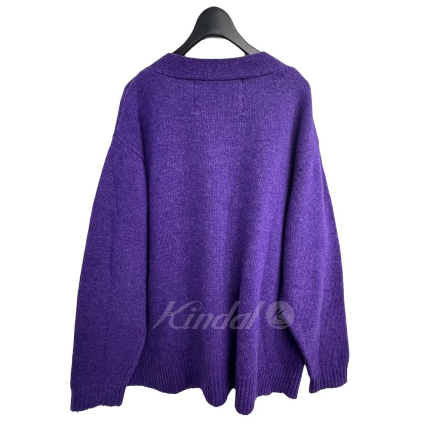 ttt msw 22aw カーディガン ttt msw 22aw 紫カーディガンM