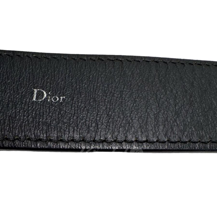通販卸問屋 ディオール Dior レザーベルト ブラック サイズ：85