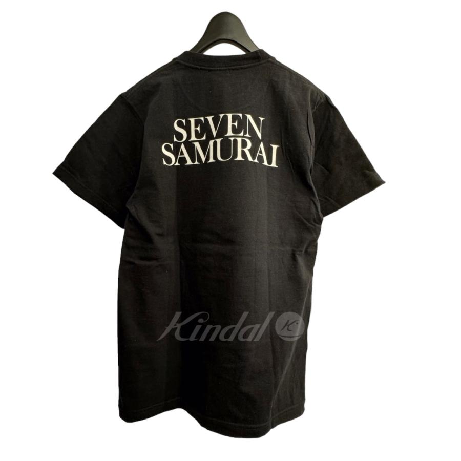 シュプリーム アンダーカバー SUPREME×UNDERCOVER 「Seven Samurai Tee」 プリントTシャツ ブラック×ブルー サイズ｜kindal｜02