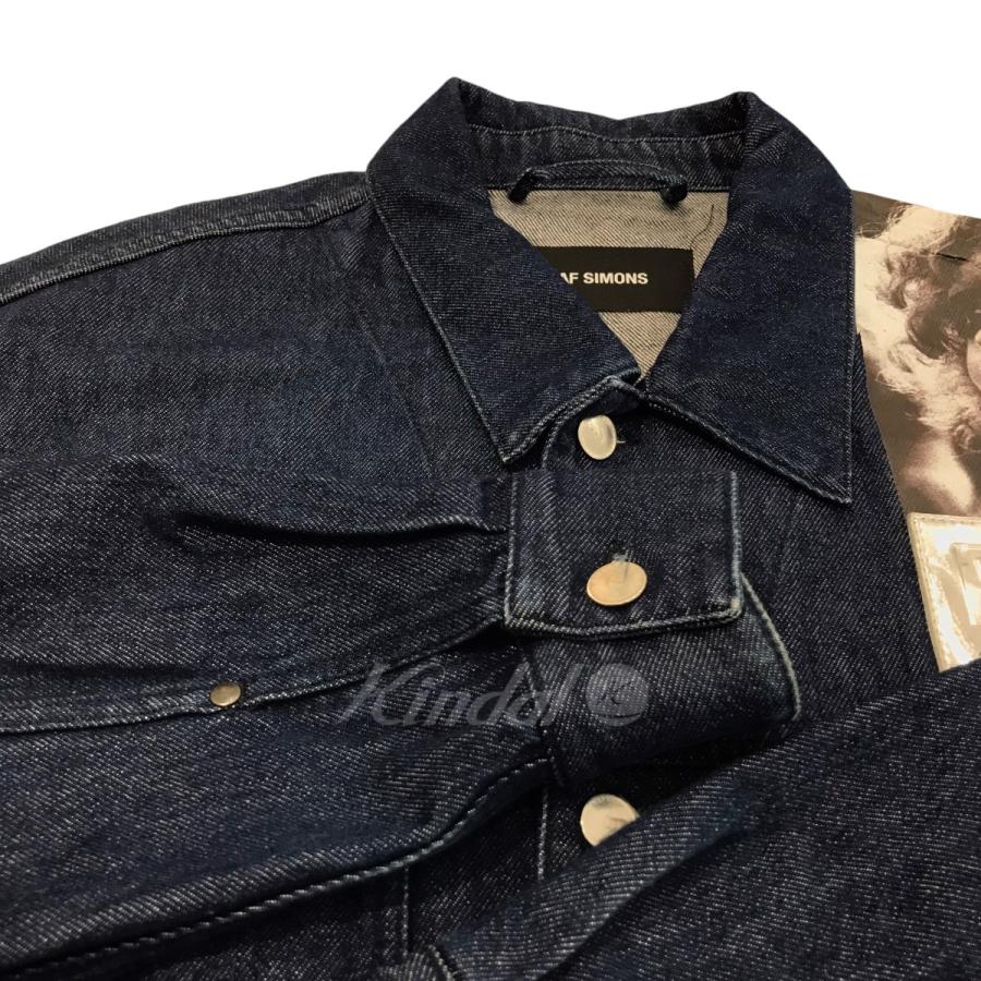 ラフシモンズ RAF SIMONS 19SS「Denim Jacket Punkette」パッチデザインデニムジャケット インディゴ サイズ：S｜kindal｜05