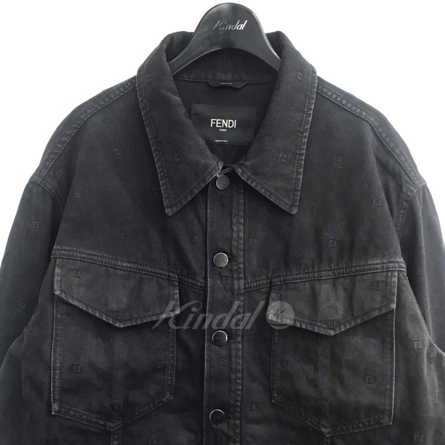 値下げ】FENDI 2020SS デニムジャケット 12CPF 19 2754 ブラック 