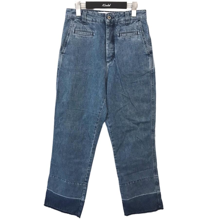 値下げ】LOEWE カットオフフィッシャーマンデニムパンツ H2192520IB  