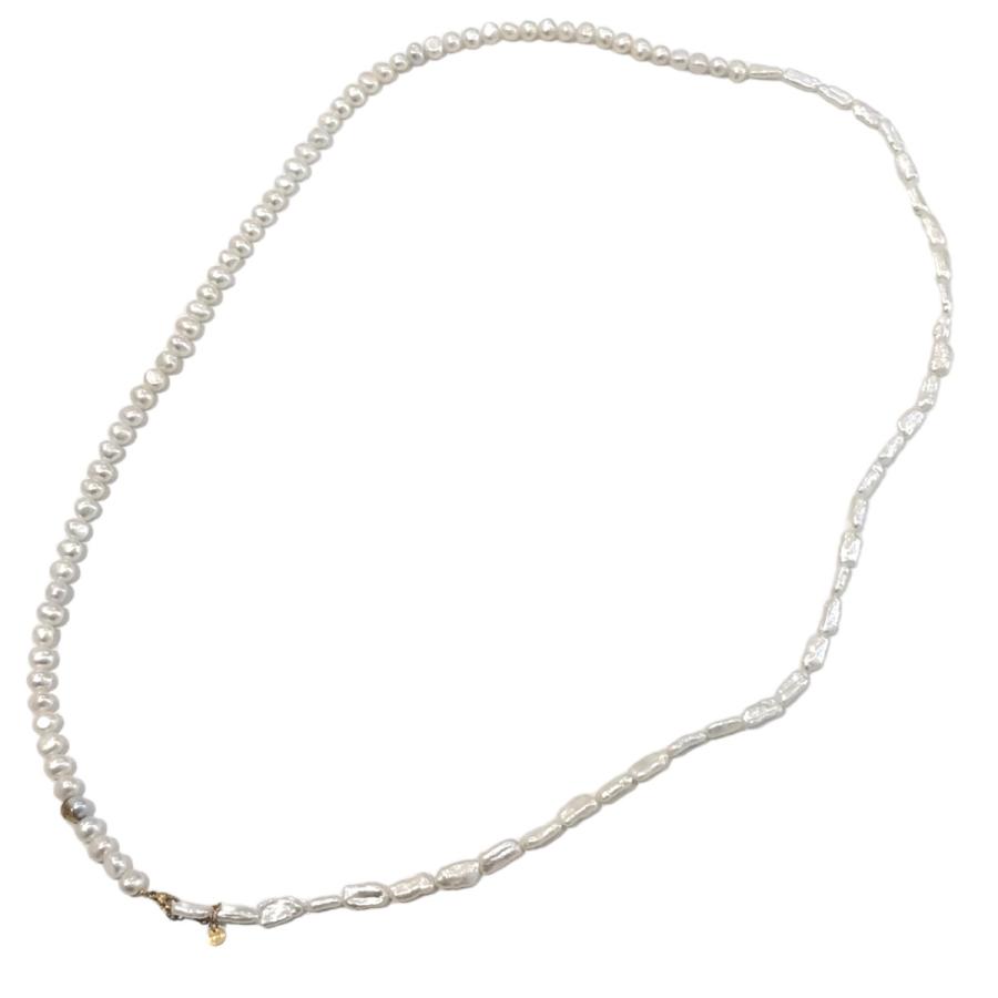 Preek プリーク PREEK HALF ＆ BAROQUE PEARL NECKLACE パール 