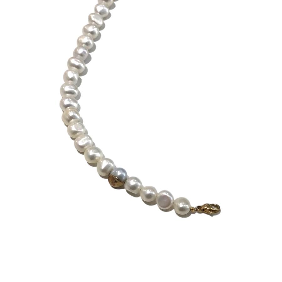 Preek プリーク PREEK HALF ＆ BAROQUE PEARL NECKLACE パール  