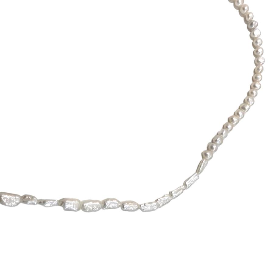 Preek プリーク PREEK HALF ＆ BAROQUE PEARL NECKLACE パール  