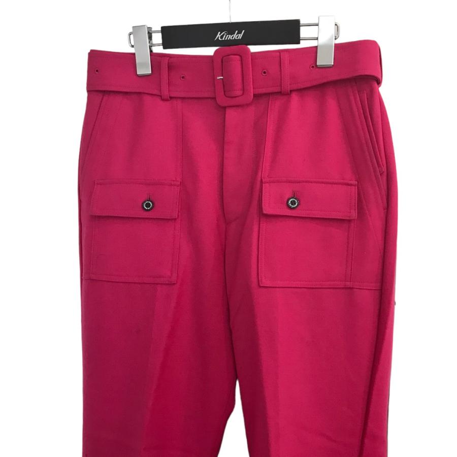 DAIRIKU(ダイリク) 「Bush Detail Wool Flare Slacks」ベルテッド 