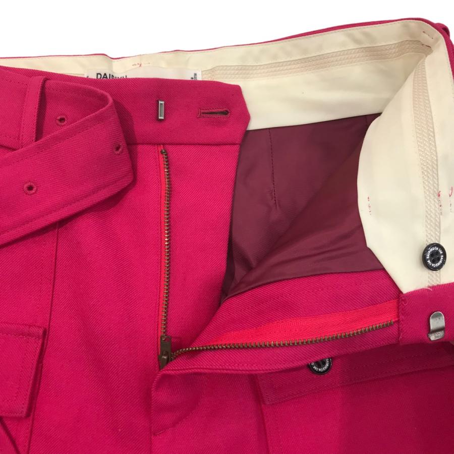 DAIRIKU 【値下げ】DAIRIKU 「Bush Detail Wool Flare Slacks 