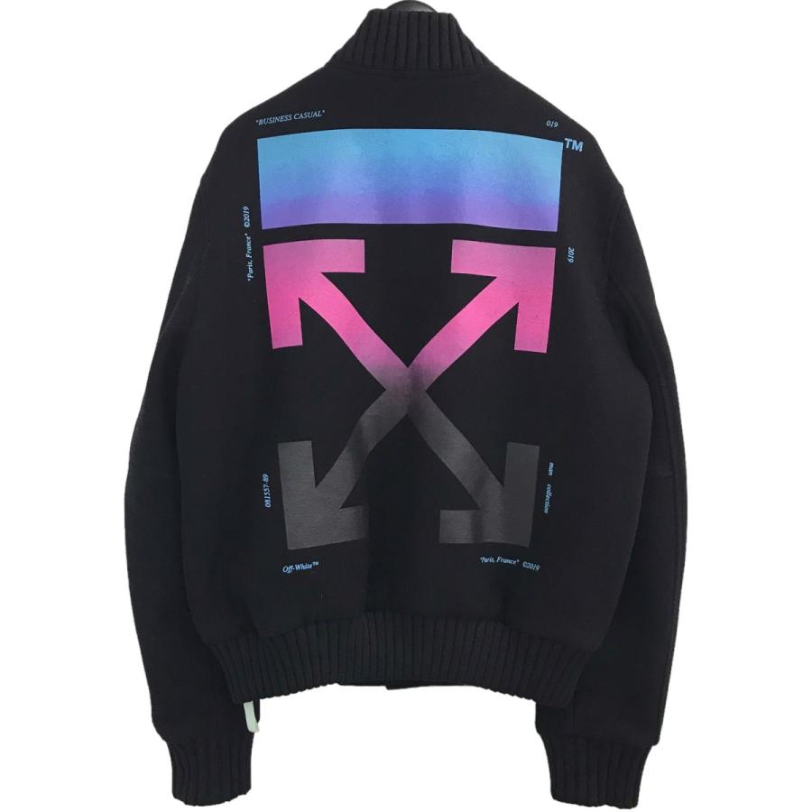 オフホワイト OFFWHITE 「DIAG GRADIENT VARSITY JACKET」 スタジャン 