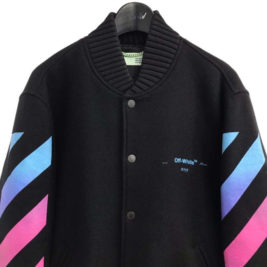 オフホワイト OFFWHITE 「DIAG GRADIENT VARSITY JACKET」 スタジャン 