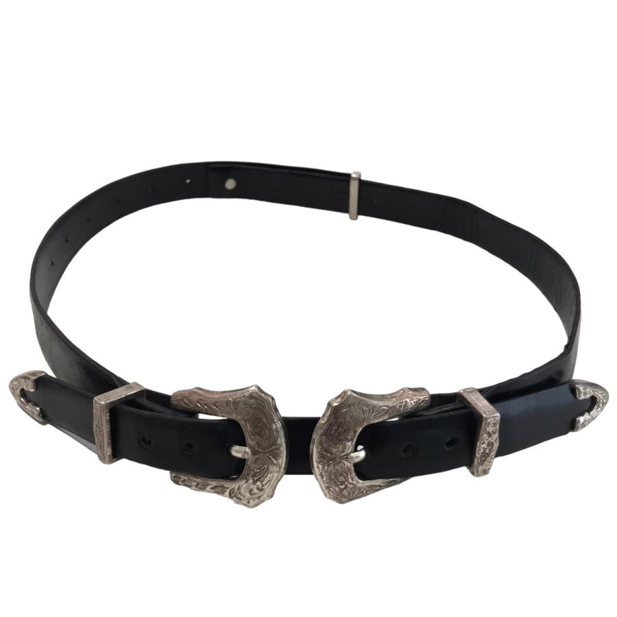トーガプルラ TOGA PULLA Double buckle Belt ダブルバックルベルト 