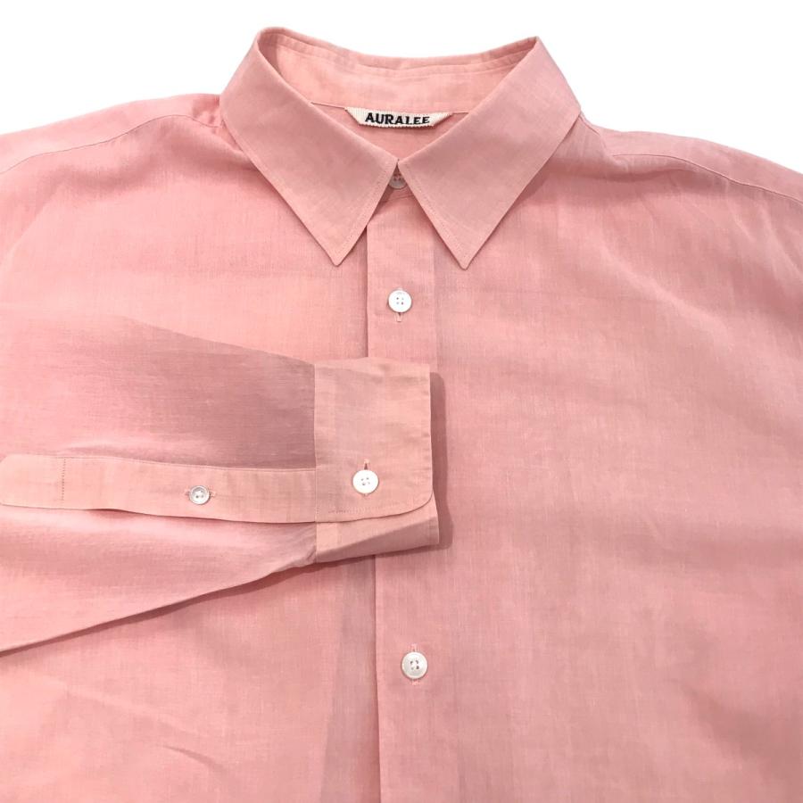 値下げ】AURALEE 24SS 「HARD TWIST FINX ORGANDY SHIRT 