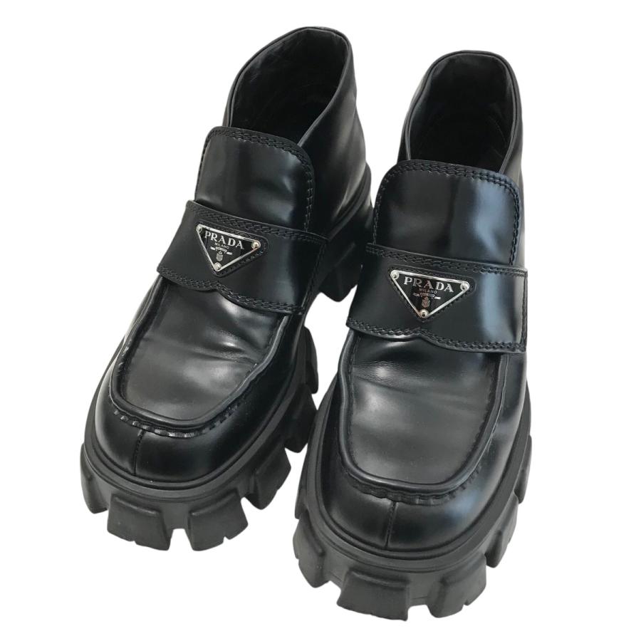 PRADA プラダ モノリスショートローファーブーツ 2TE194 PRADA プラダ モノリスショートローファーブーツ 2TE194