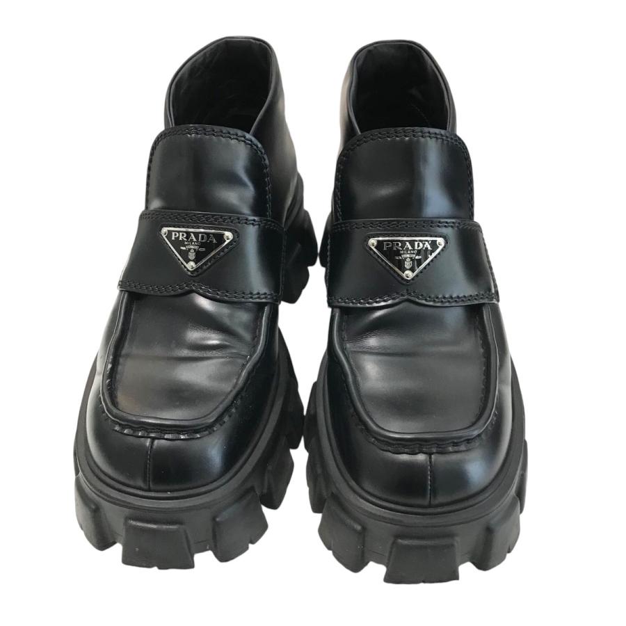 PRADA プラダ モノリスショートローファーブーツ 2TE194 PRADA プラダ モノリスショートローファーブーツ 2TE194