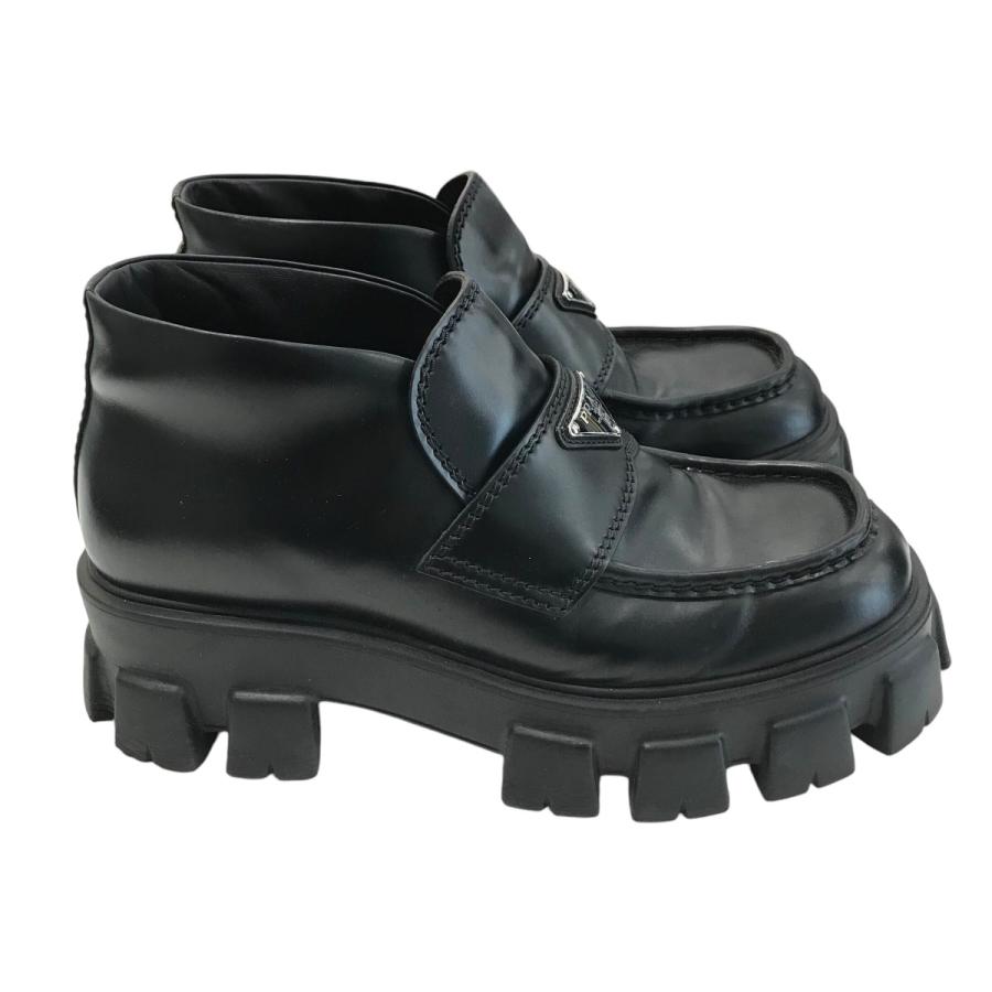 PRADA 【値下げ】PRADA モノリスショートローファーブーツ PRADA 【値下げ】PRADA モノリスショートローファーブーツ
