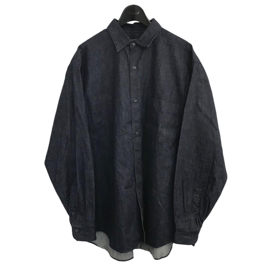 コモリ COMOLI 23SS デニムコモリシャツ X01 02004 インディゴ サイズ 